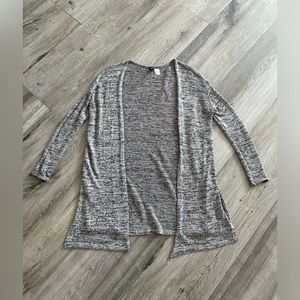 Gray cardigan